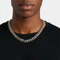 Miami Cuban Link Zincir - 12mm - Gümüş-Renk