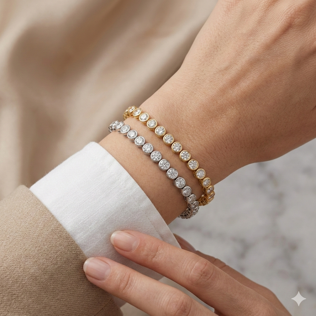 Işıklı Kutulu Premium Zirkon Taşlı Tasarım