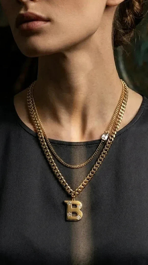 BLCG kolye 18k gold kaplama