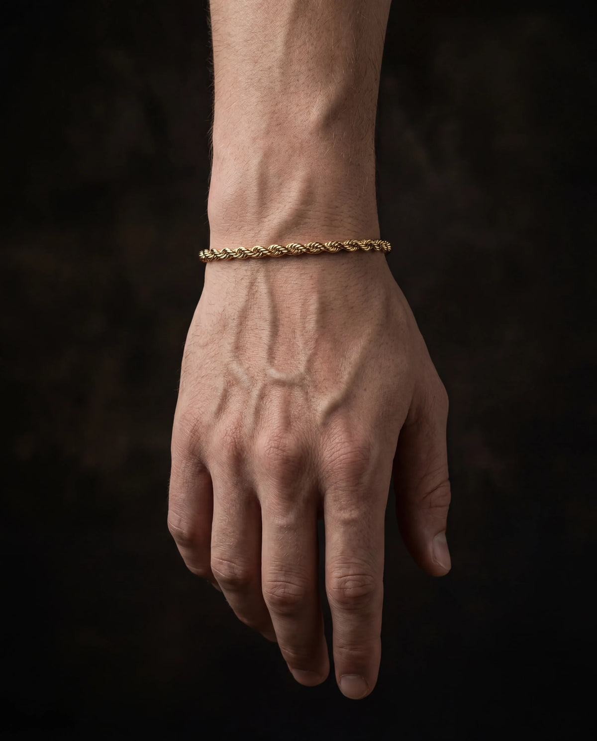 Halat Bileklik 14K Altın Kaplama – 6mm UniSex