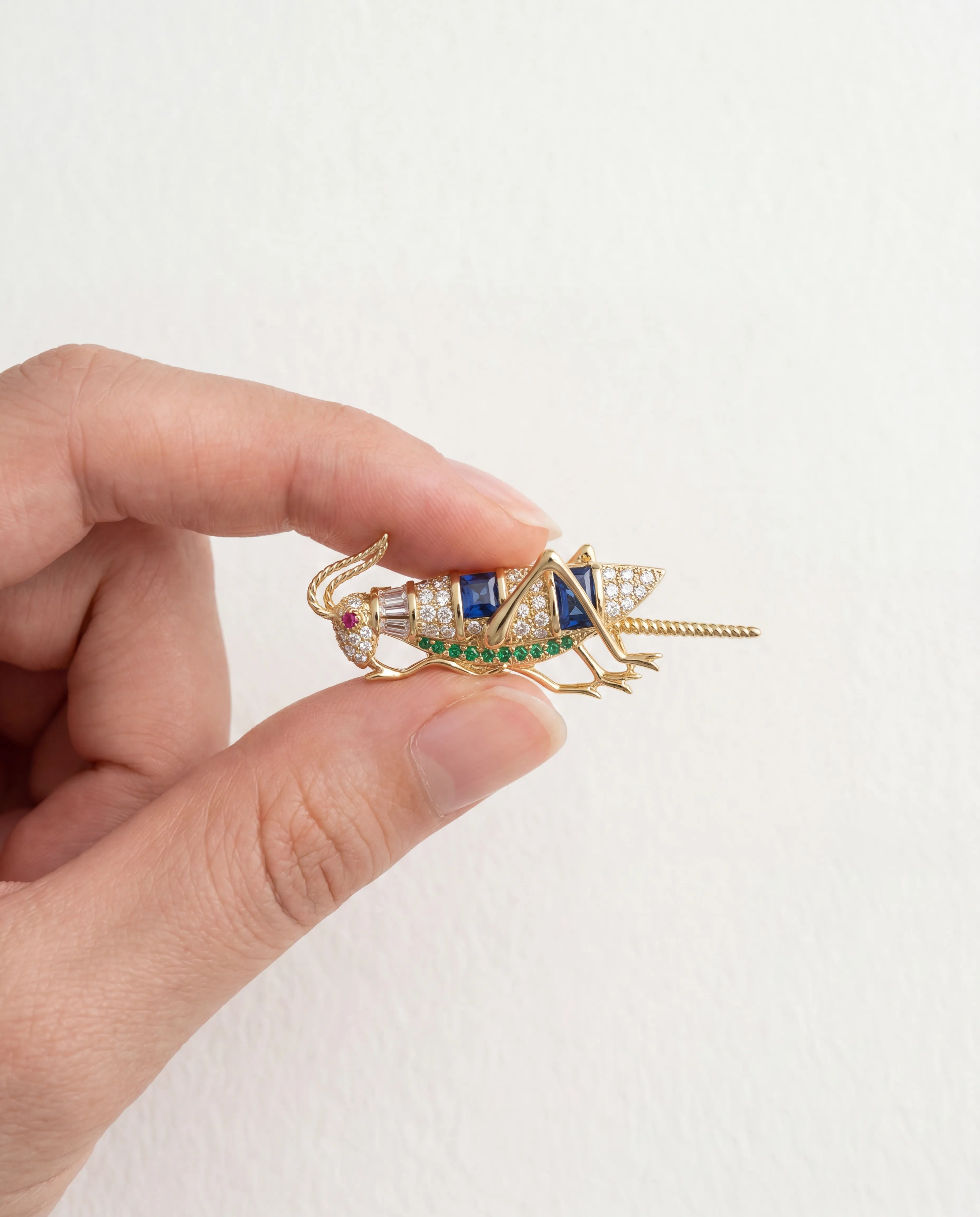 18K Gold Kaplama Mıhlama Zirkon Taşlı Broş