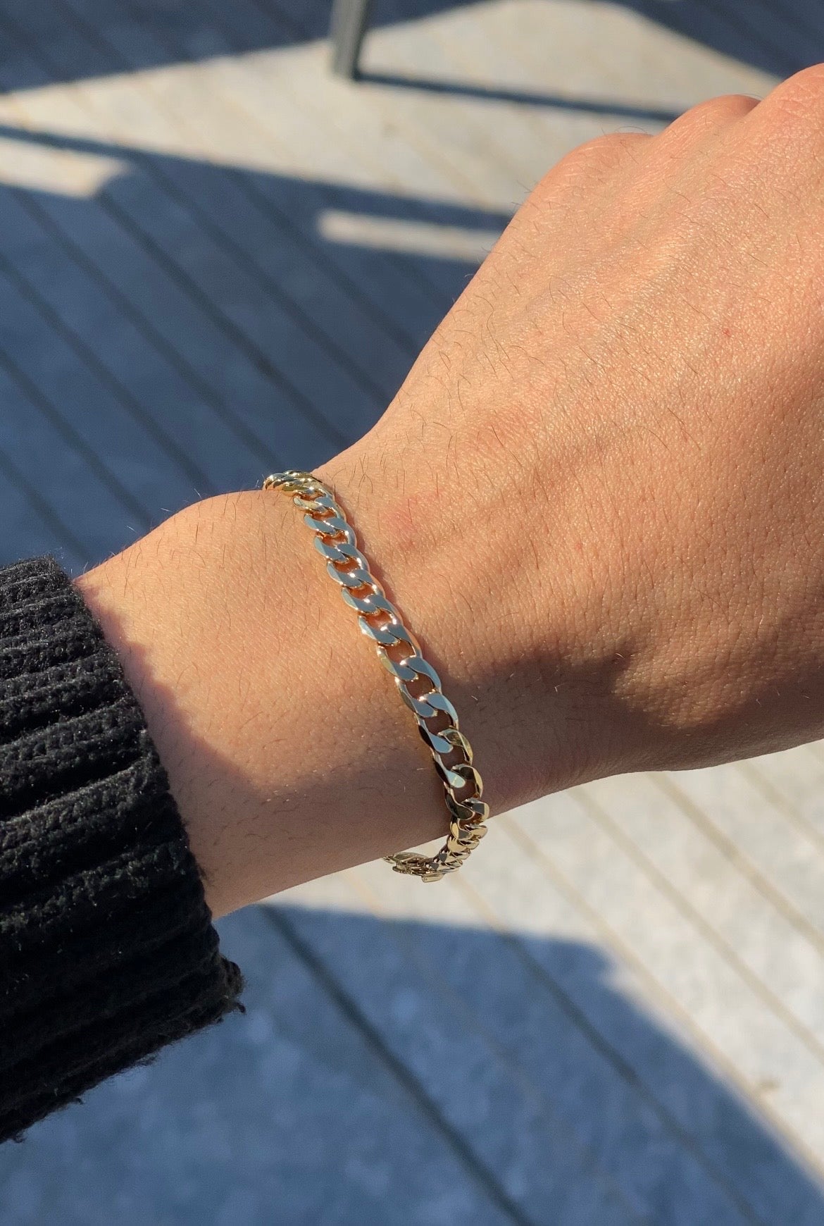 Premium 14K Gold Kaplama Paslanmaz Çelik Zincir Aksesuar