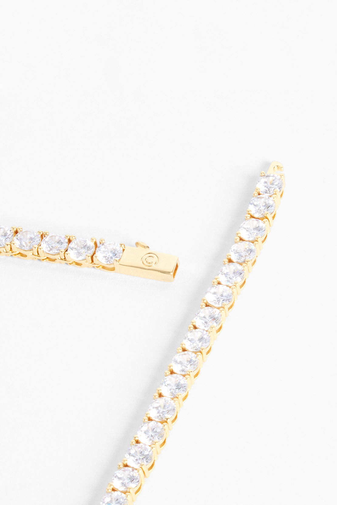 Gold Kaplama 5mm Tennis Bileklik