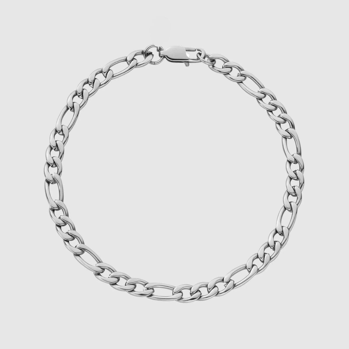 Figaro Bileklik 5mm – Gümüş Renk