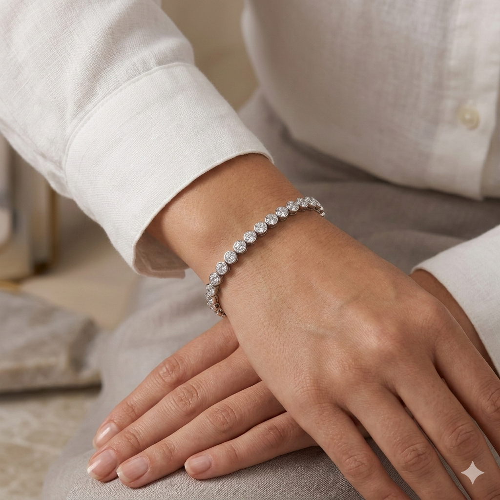 Işıklı Kutulu Premium Zirkon Taşlı Tasarım