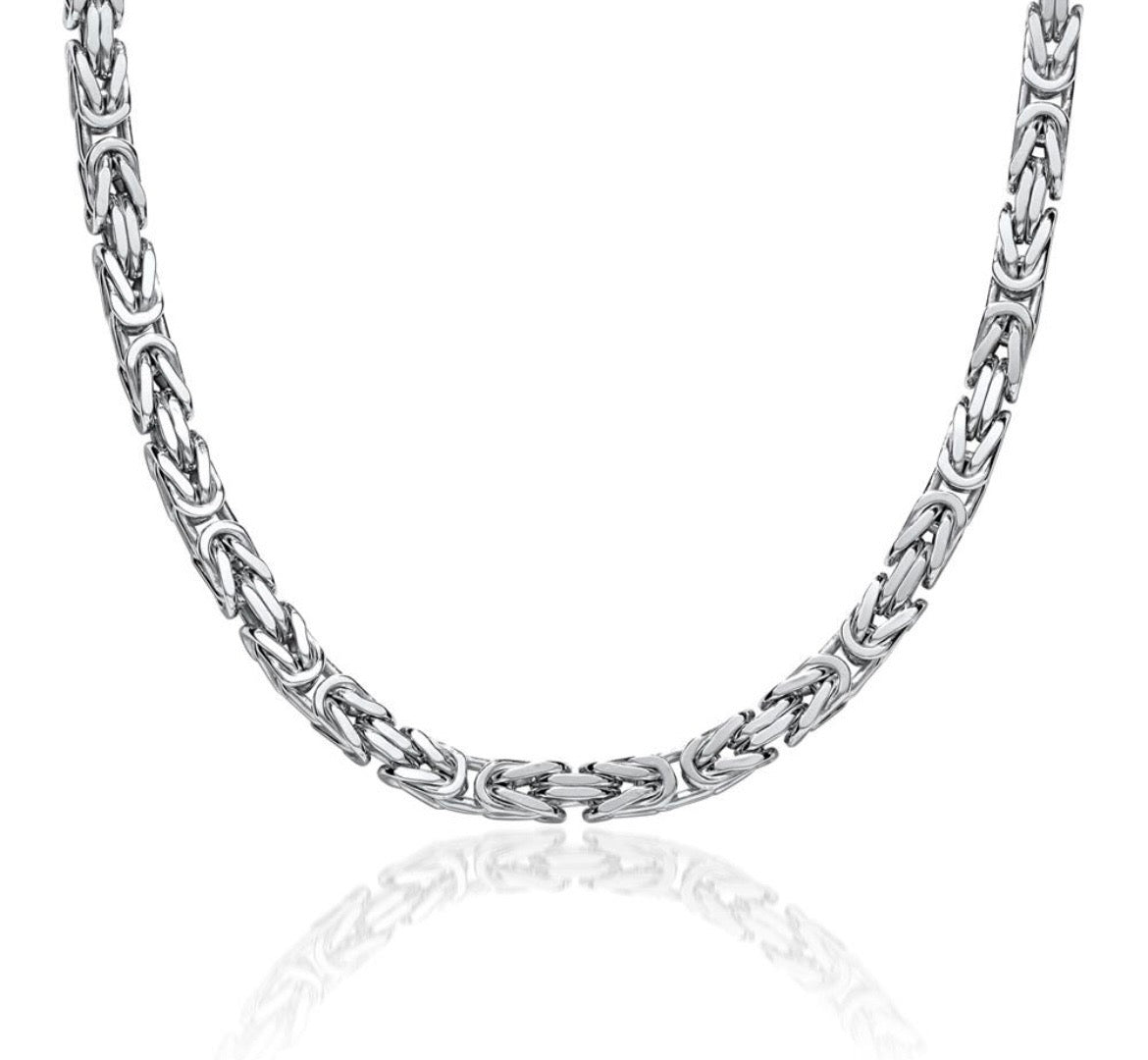 Kral Silver Zincir Bileklik – 8mm