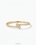 Yonca kelepçe 18k gold kaplama