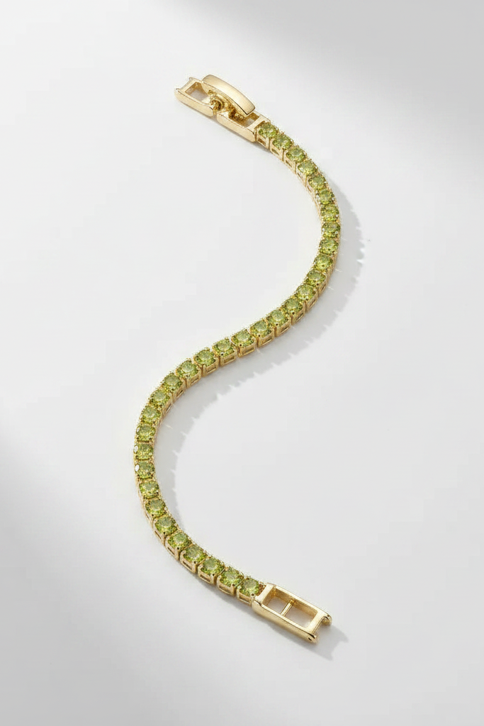 Yeşil zikon Su Yolu 2 mm Zirkon