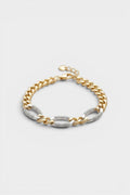 Two tone bileklik 14k Altın kaplama