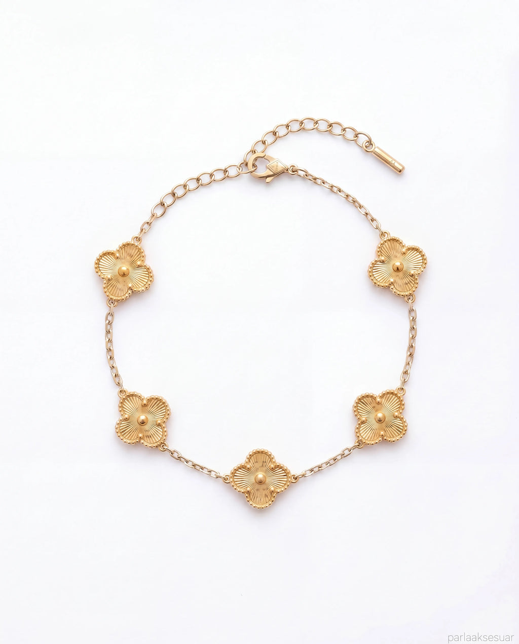 Yonca Bileklik Full-Gold