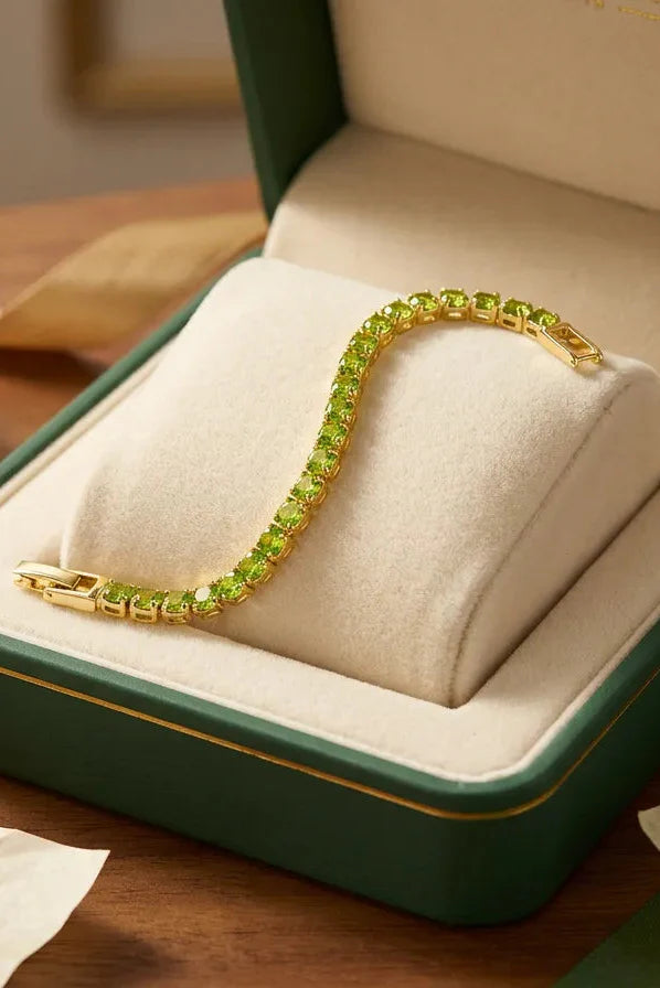 Yeşil zikon Su Yolu 2 mm Zirkon