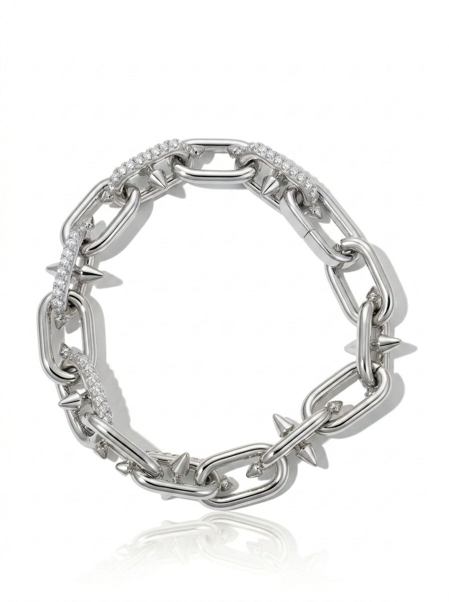 Montür Mıhlama İşçilikli Kararmaz Bileklik