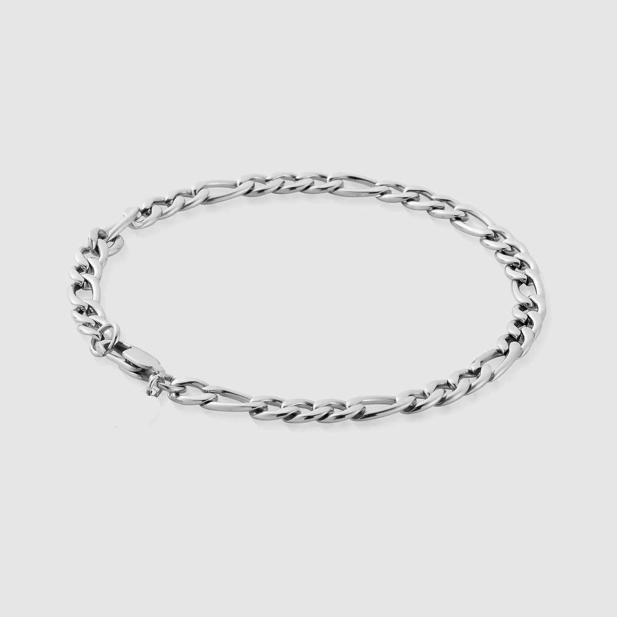 Figaro Bileklik 5mm – Gümüş Renk