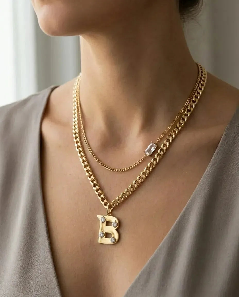 BLCG kolye 18k gold kaplama