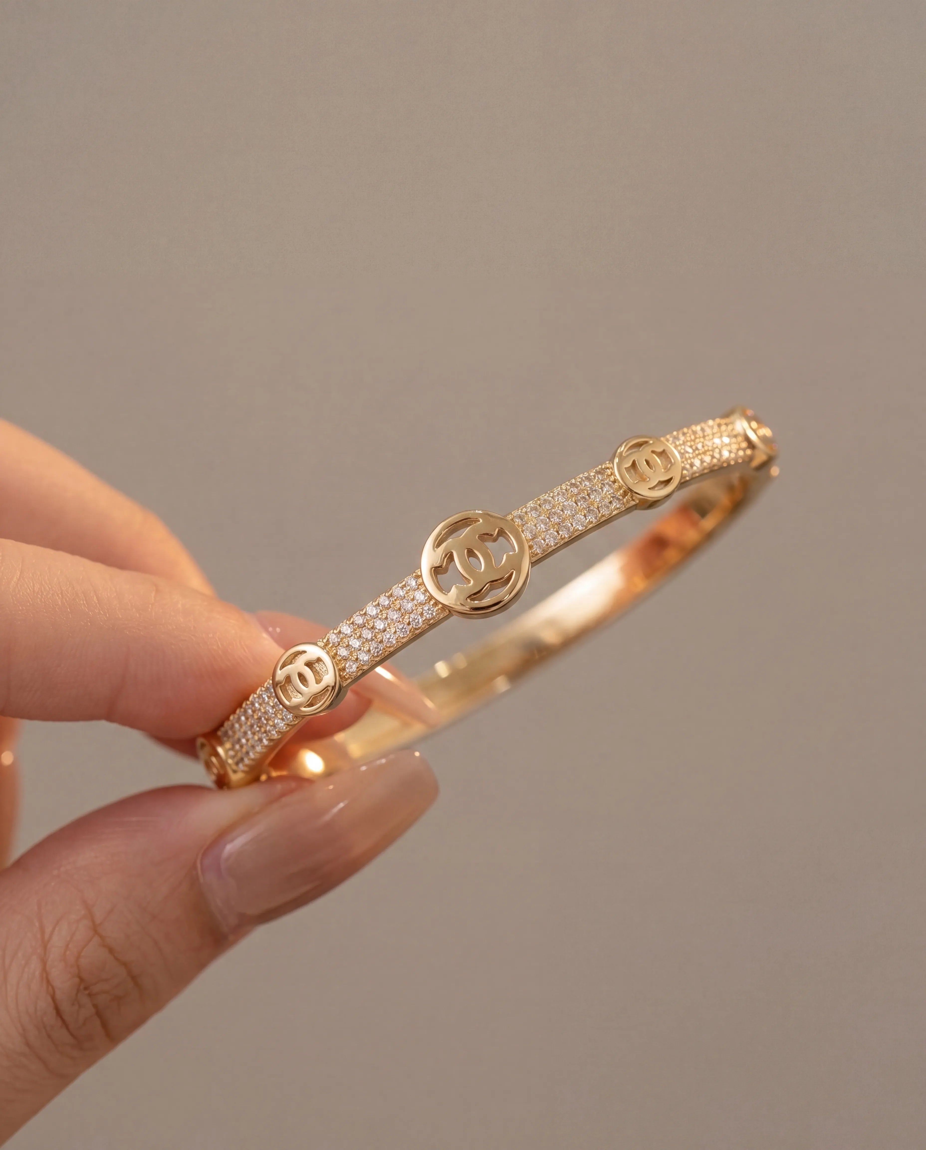 Chn kelepçe 18k gold kaplama