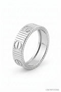 Yeni Lovv Çelik Yüzük White Gold 14k Kaplama (Taşsız)