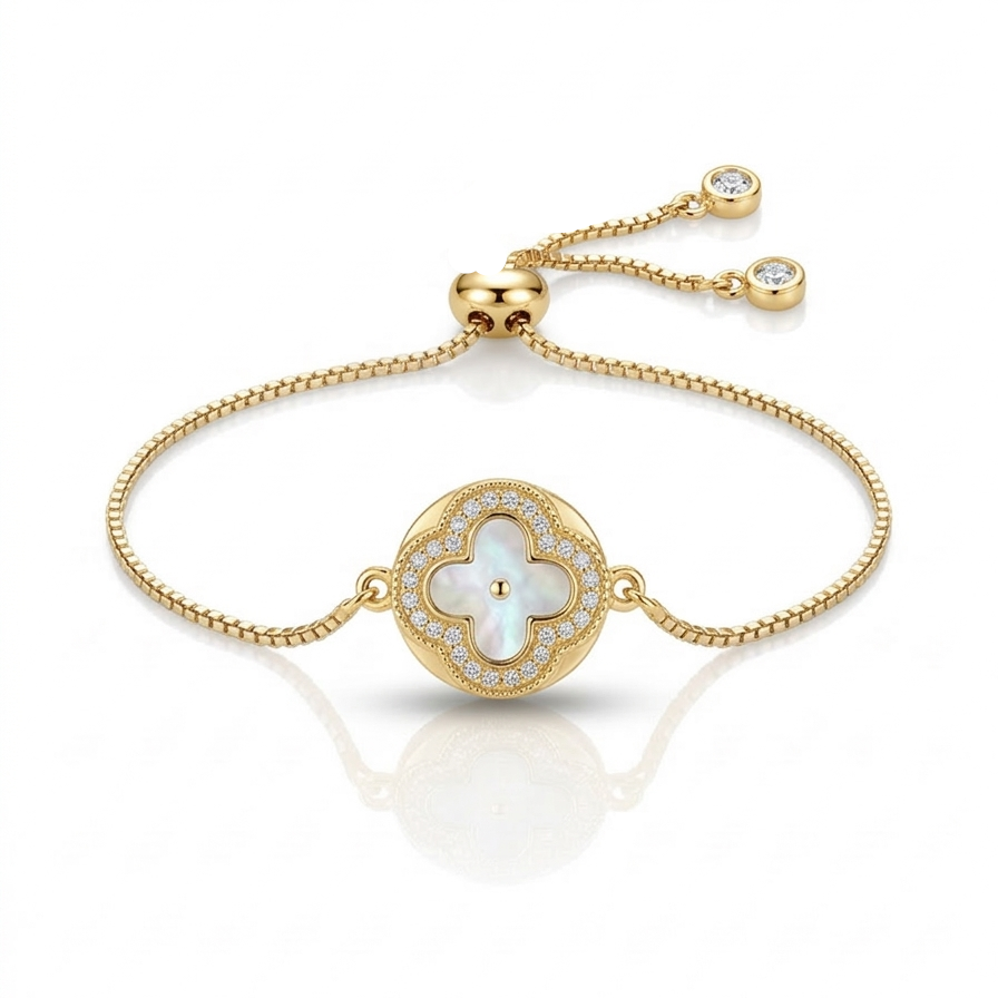 Ayarlanabilir Gümüş Kaplama Bileklik – VIP Asansör Mekanizmalı