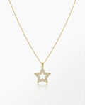 Star zirkon taşlı kolye