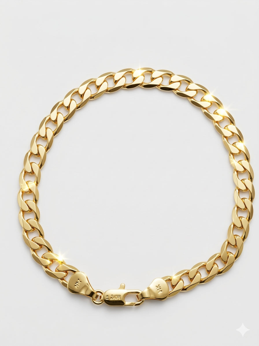 Premium 14K Gold Kaplama Paslanmaz Çelik Zincir Aksesuar