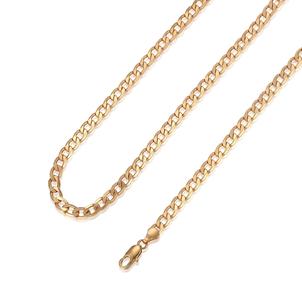 Premium 14K Gold Kaplama Paslanmaz Çelik Zincir Aksesuar