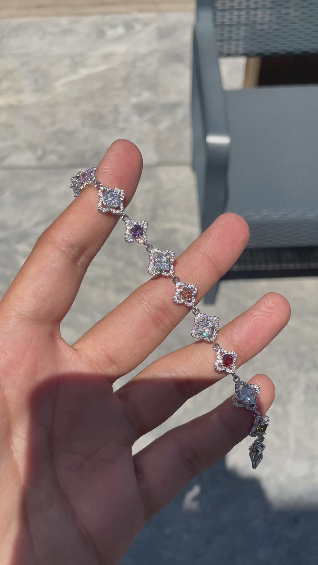 Lüks Zirkon mıhlama Taşlı Çelik Takı 14k Altın kaplama