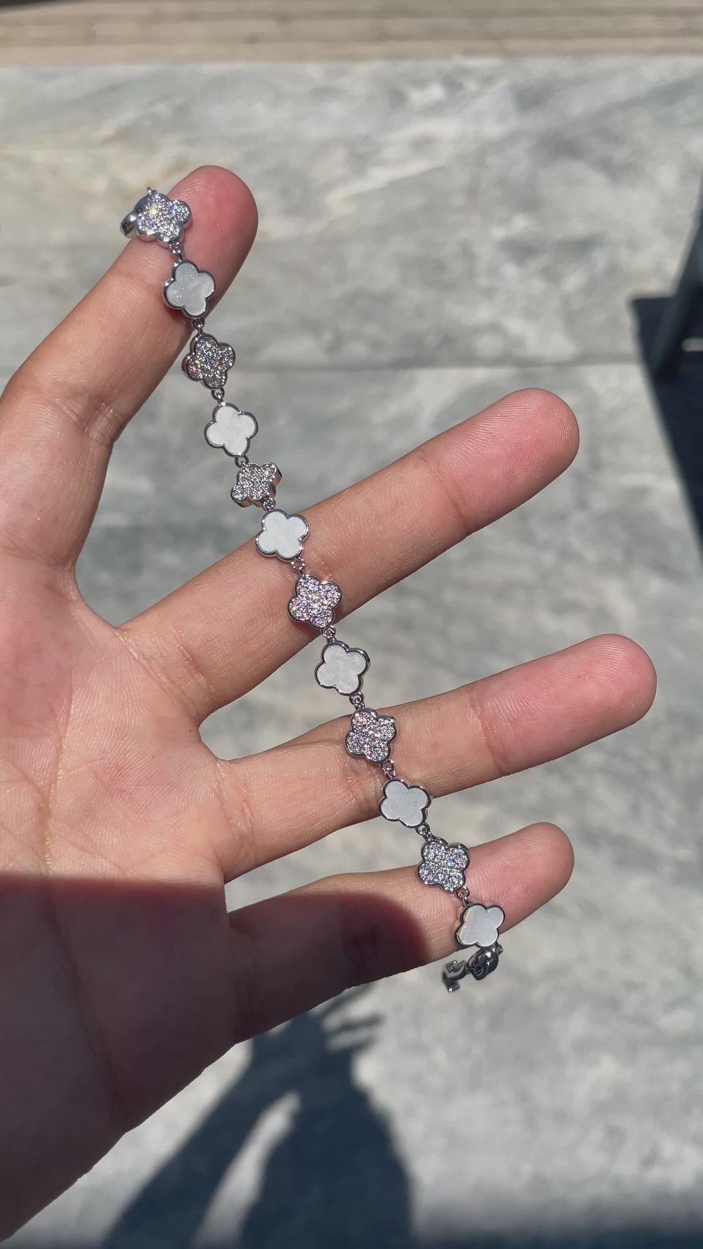Zirkon Taşlı premium bileklik