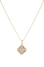 14k Gold Kaplama Zirkon Kolye 45 cm